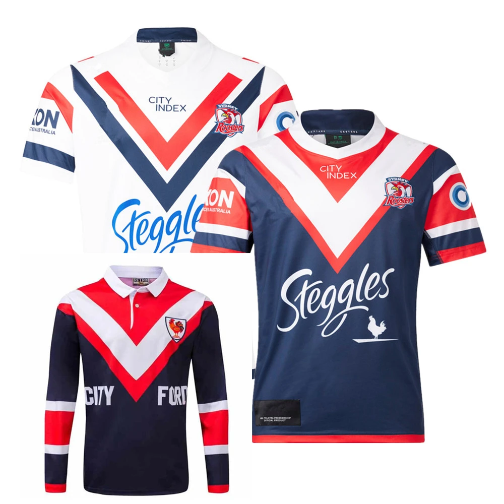 new 2023 2024 Roosters rugby jersey Australia Roosters home away rugby