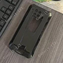 Shockproof Silicone TPU Anti-Fall Case - Original Back Cover for Unihertz Tank 3 Pro (6.79) (Black)
