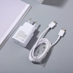 Super Fast Wall Charger with 100CM PD Type C Cable - White EU Add Cable