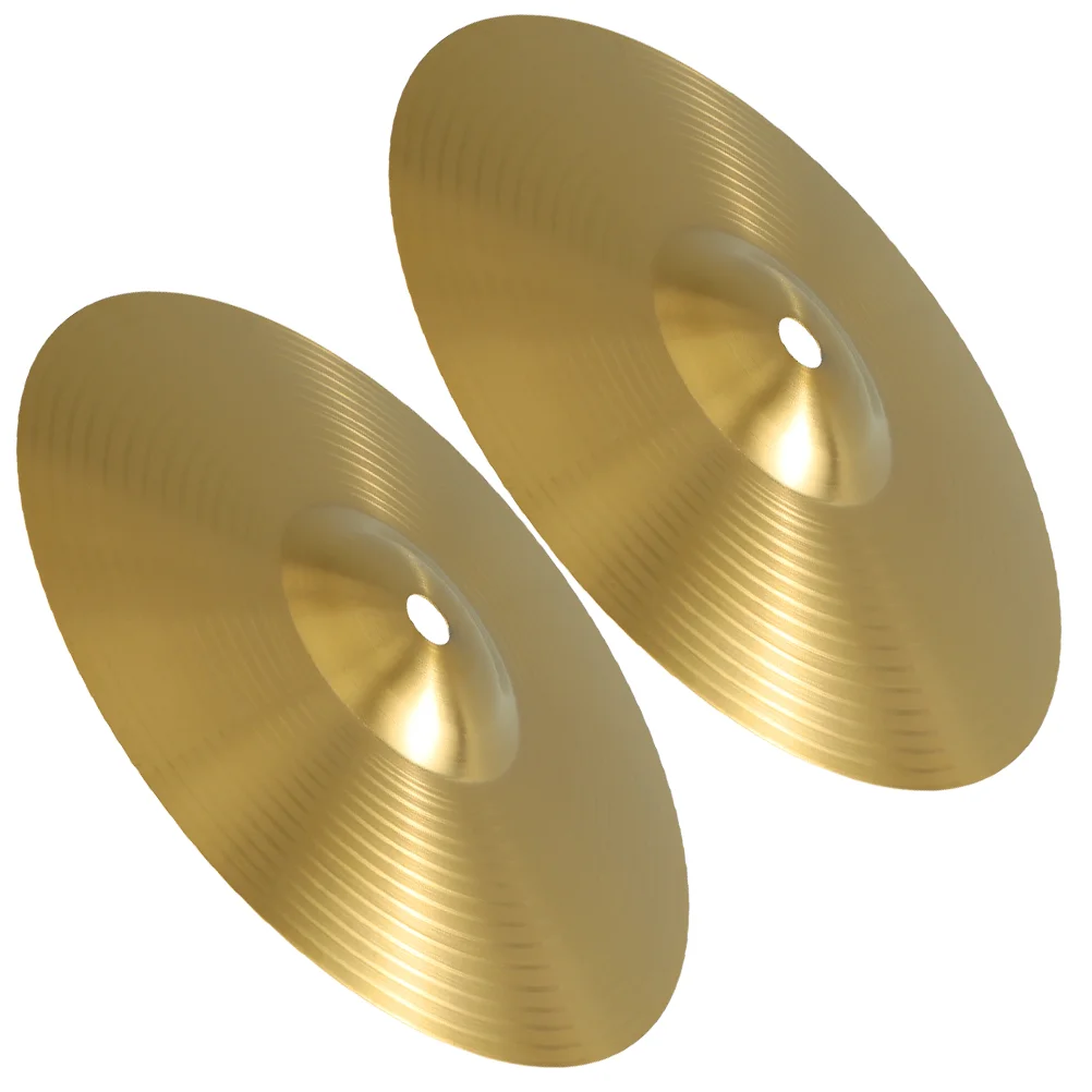 

2pcs Drum Set Cymbals Jazz Drum Cymbal Brass Crash Cymbal Music Instrument Cymbals
