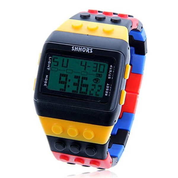 SHHORS Watch Fashion Women Watches Ladies Watches Led Digital Watches Plastic Rainbow Watch Electronic Wristwatches reloj mujer 3