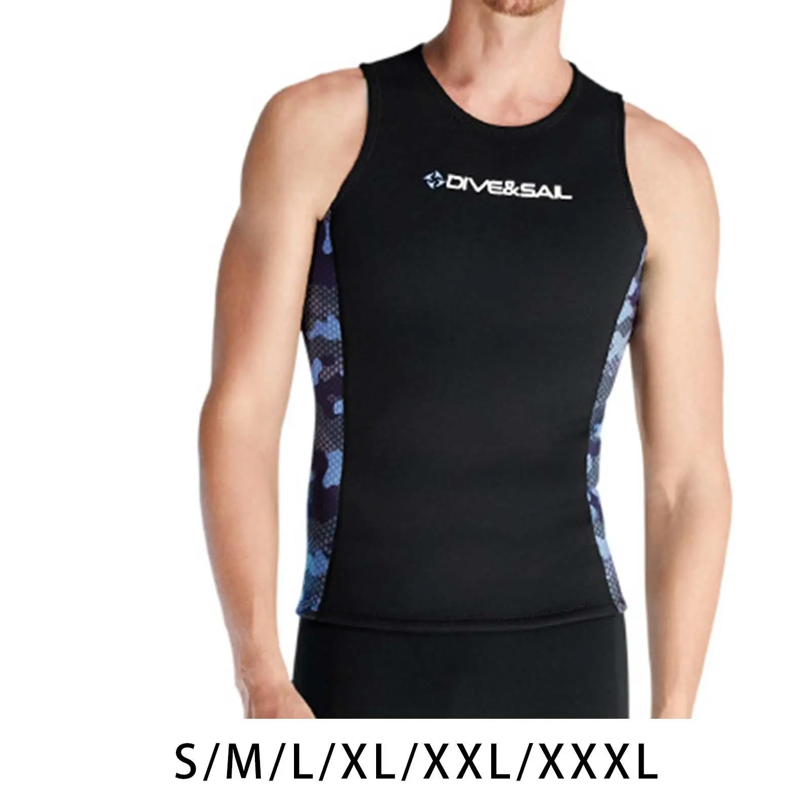 Wetsuit Vest, Diving Tops, Water Sports, 2mm Neoprene Swimsuit, Sleeveless Diving Vest, Swimming Vest Jacket