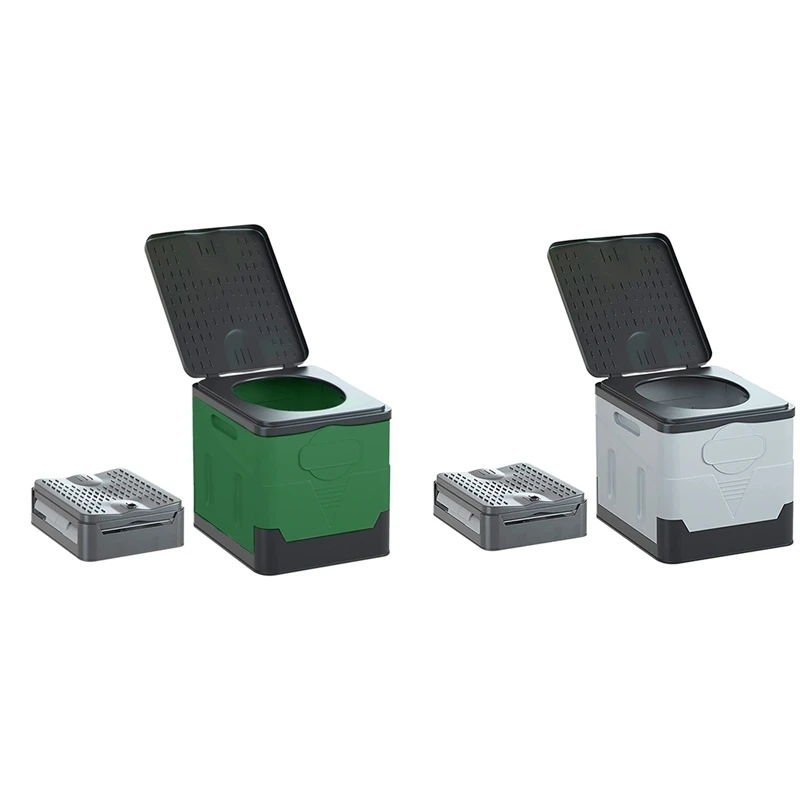 

Портативный складной туалет для путешествий на открытом воздухе-Стандартный водонепроницаемый автомобильный Туалет-ведро для дома/улицы/лодки