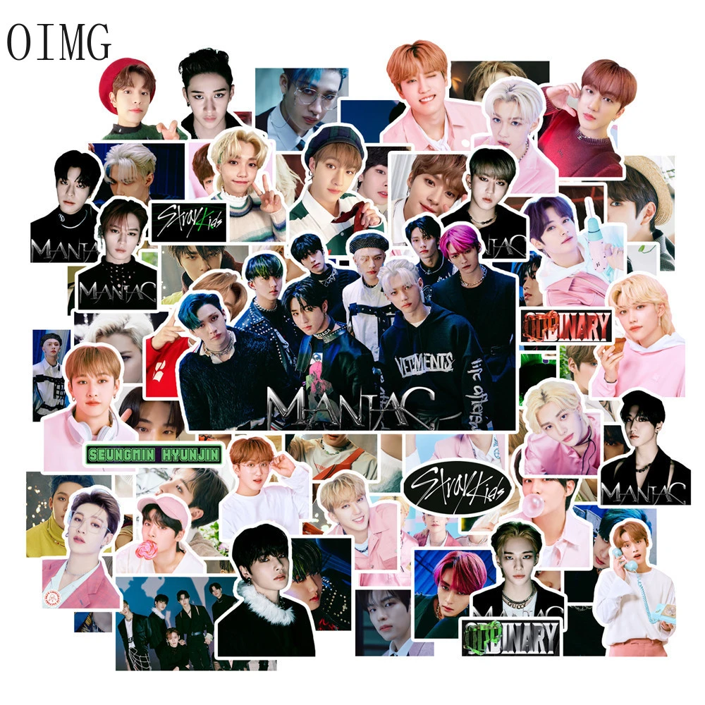 100pcs/pack Kpop Stray Kids Stickers Oddinary Kpop Album Cute Boys
