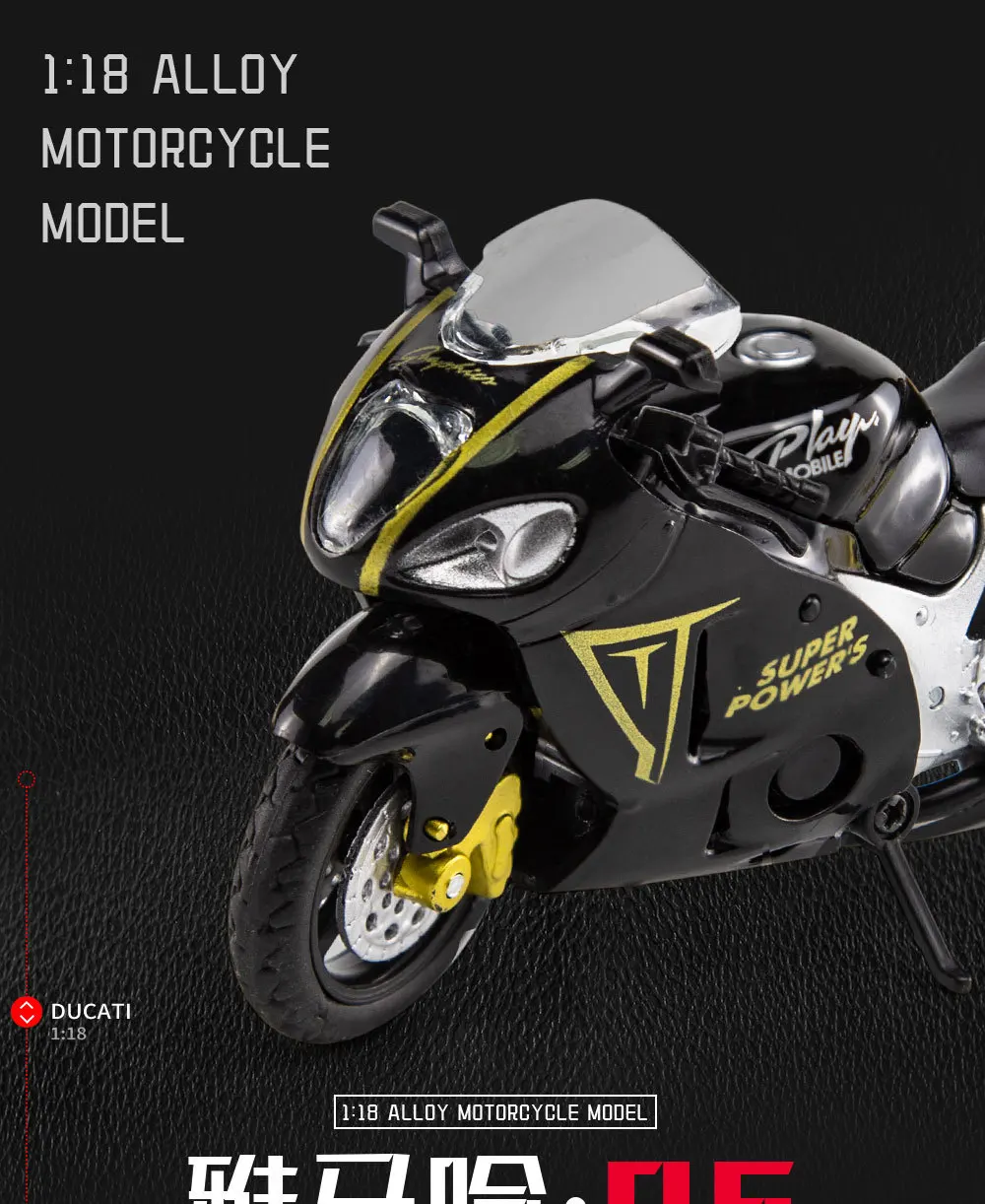  Lazat Chef Motocicleta de juguete para Yamaha R6 Mini aleación  de fundición a presión, modelo de motocicleta (color: 3) : Juguetes y Juegos