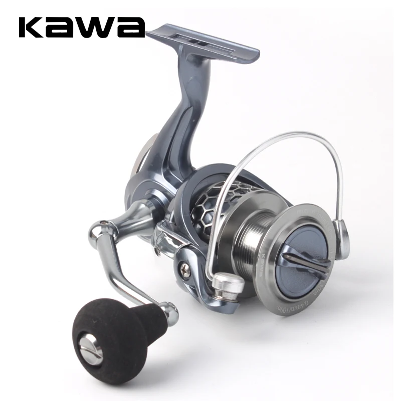 Kawa 1pc Spinning Fishing Reel For Promotion Ratio 5.2:1 Hawk Serie 9+1 Bearings Graphite Body Metal Spool EVA Knob Lower Price