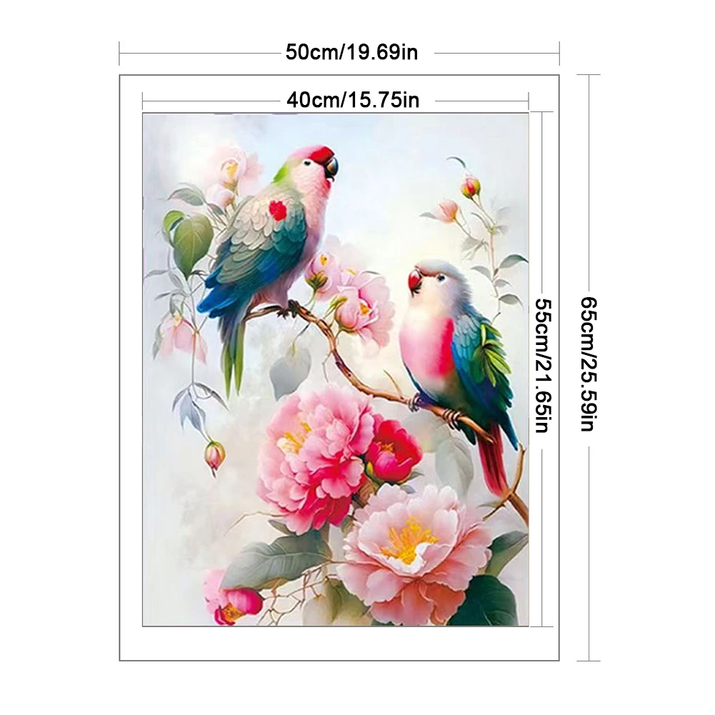 Full Embroidery Beads Printed 11CT Flower Cross Stitch Kit Home Art Decor