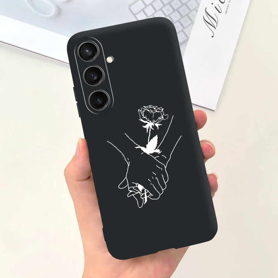 Cute Love Heart Butterfly Silicone Soft Case Cover for Samsung Galaxy - Protective Bumper Design