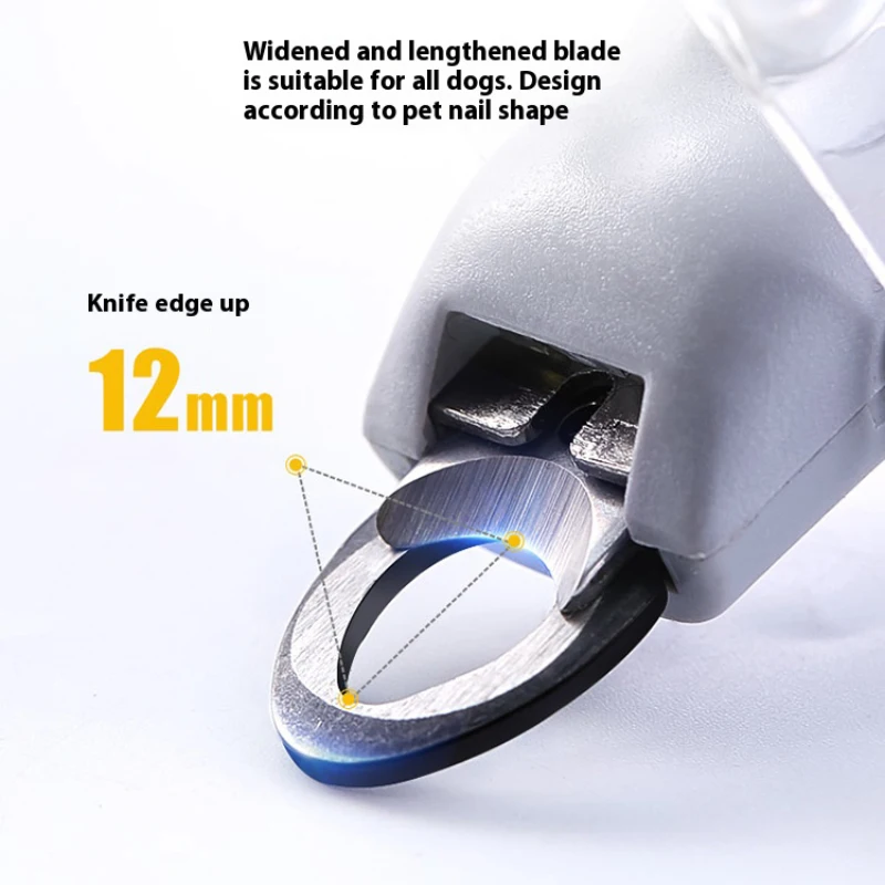 Pet Nail Clipper LED Light Dog Cat Multifunction Trimmer Pet Cleaning Grooming Supplies