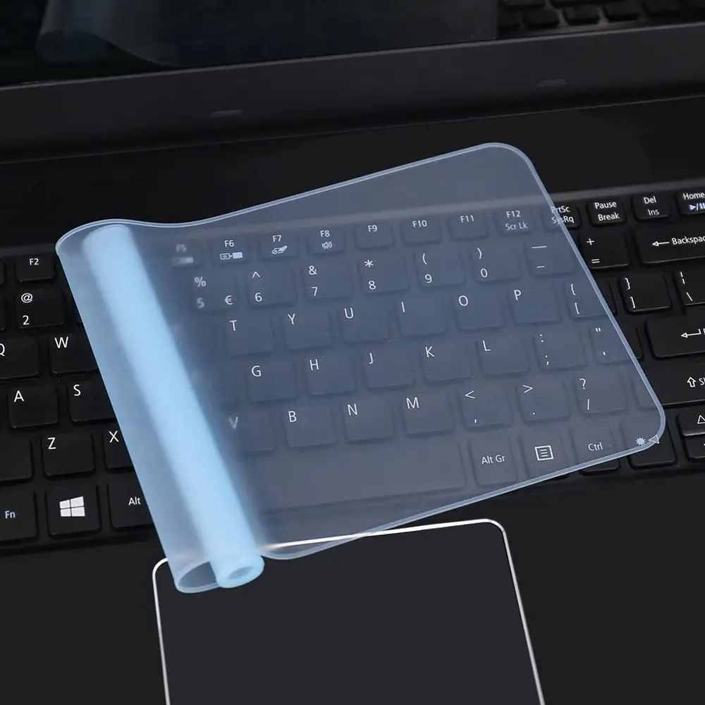 Protezione universale della copertura della tastiera del Computer portatile pellicola protettiva per tastiera del Computer portatile in Silicone antipolvere impermeabile da 12-17 pollici