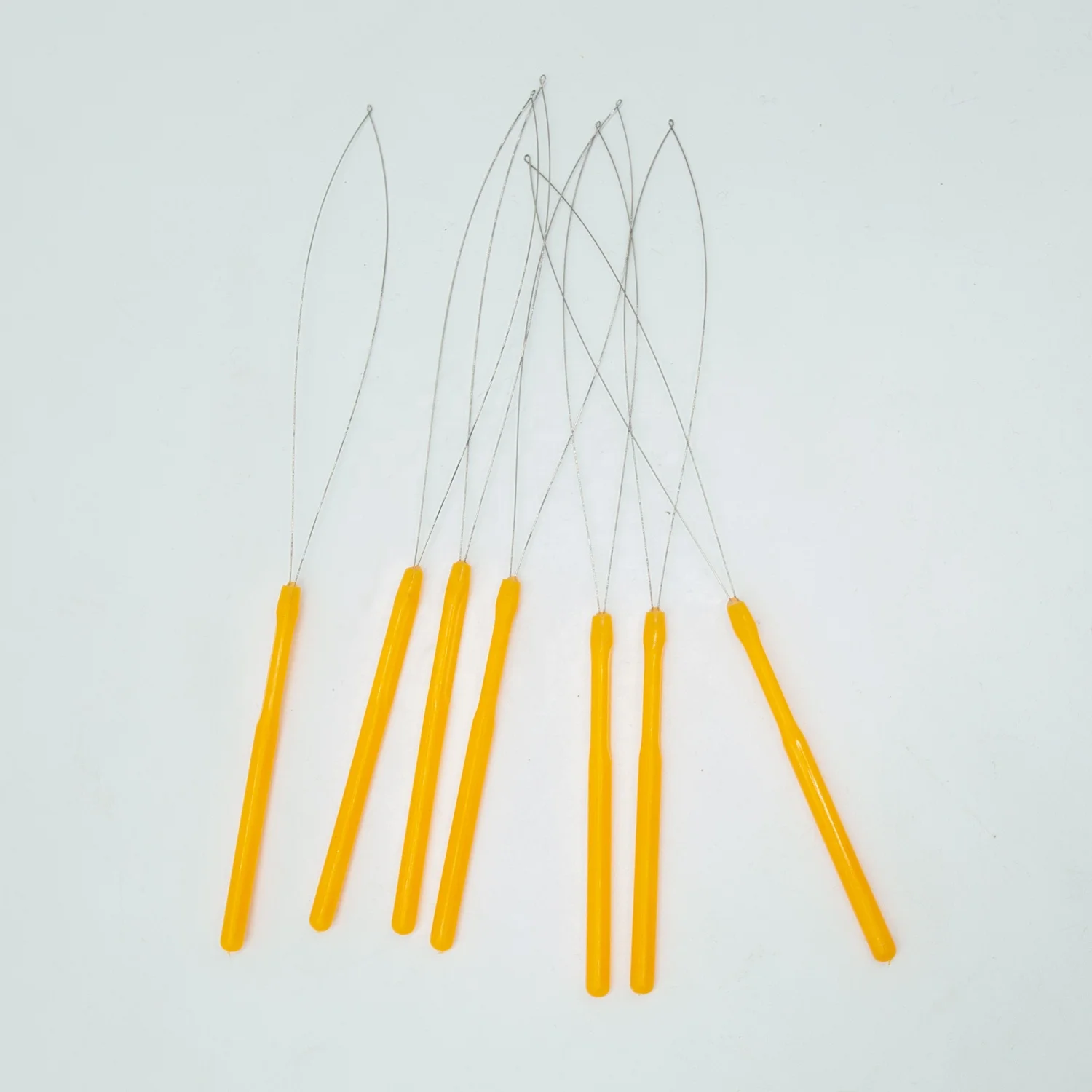 Needle Threader for Tufting Gun Using - Hair Weaving Hook Needle Threader  5 pieces
