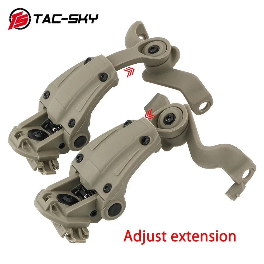 TS TAC-SKY M32 Helmet Mount Tactical ARC Helmet Rail Adapter Only Compatible with EARMOR M32 / M32H Civilian Version Headset