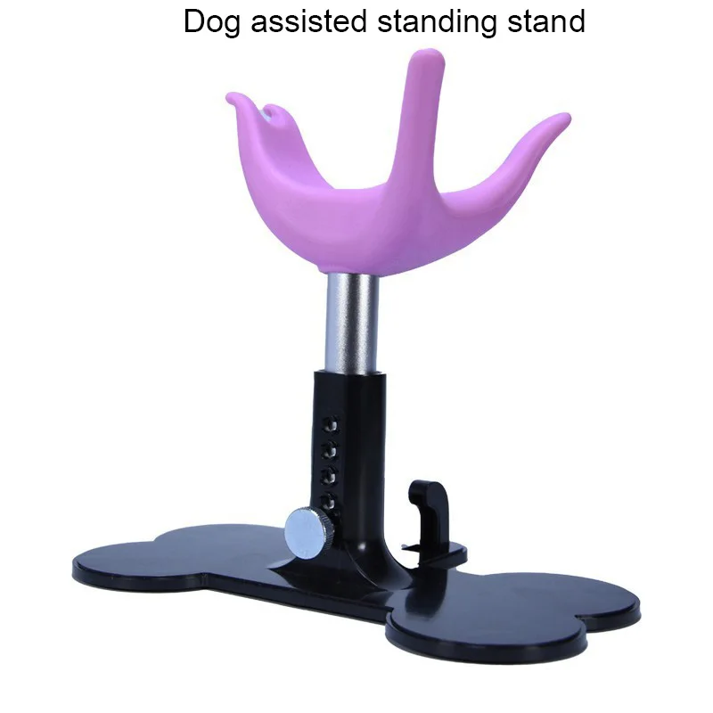 Pink Pet Grooming Support Stand Groomer Fixed Dog Assist Standing Bracket Adjustable Pet Love Small Bench