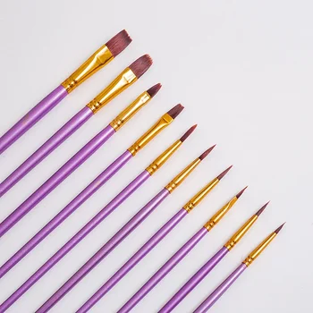 10pcs Round Painting Brush Set 1