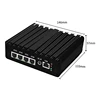 4x i226-V 2.5G Solid Micro Firewall Appliance Intel N100 Fanless Mini PC N5105 J4125 VPN Soft Router Proxmox pfSense OPNsense 4