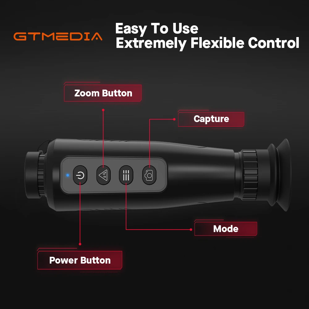 GTMEDIA Ai15 Thermal Imaging Monocular Handheld IR Night Vision