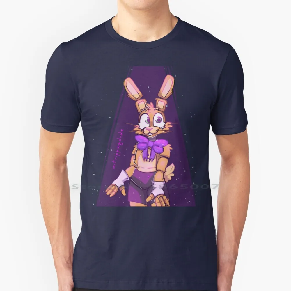 Springbonnie T Shirt 100% Cotone Springbonnie Springtrap Fnaf Bonnie Bonnie Fnaf Fnaf 1 Fnaf 2 Fnaf 3 Fnaf World Five Nights At
