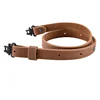 Raiseek Rifle Gun Sling Buffalo Hide Leather with Mil-Spec Swivels,Durable Gun Strap, Metal Hardware 1" Wide 6