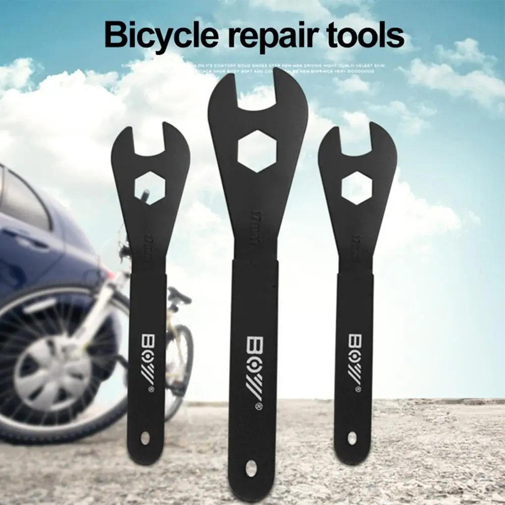 

2mm Bicycle Hub Cone Wrench 13/14/15/16/17/18/19mm Open Cone Wrench Bicycle Wheel Pedal Repair Tool