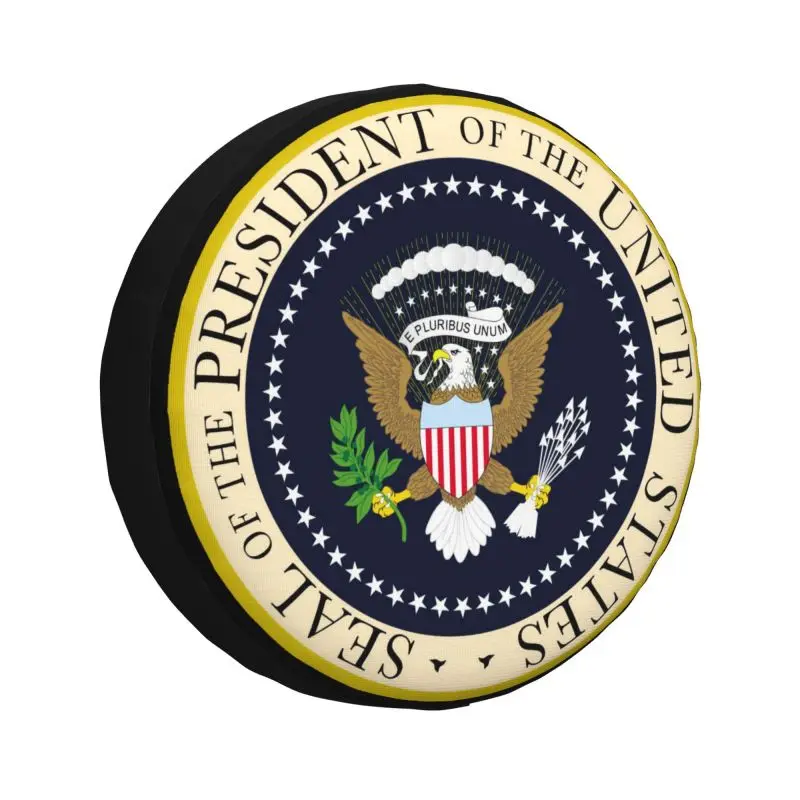 

American Presidential Seal Spare Tire Cover for Jeep Honda USA Election Vote SUV RV Trailer Car Wheel Protectors Accessories