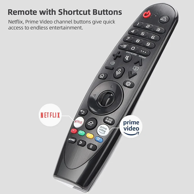 Smart TV Remote Control Replacement with Pointer Function