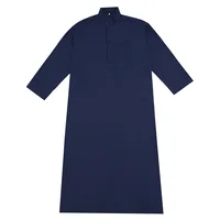 Chemise longue pour homme TH837, style urbain tendance, mélange de coton et de fibres de polyester, convient à toutes les saisons, usage quotidien, patchwork ethnique 3