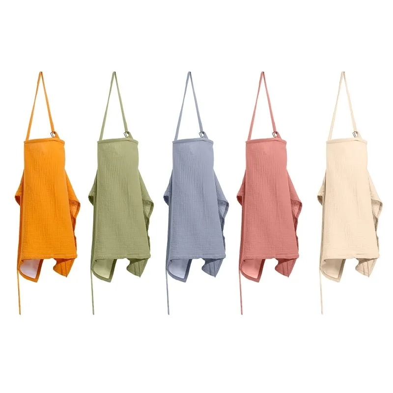 Mother Outing Breastfeeding Cover Cotton Baby Feeding Nursing Covers Adjustable Privacy Breastfeeding Apron Stroller Blanket