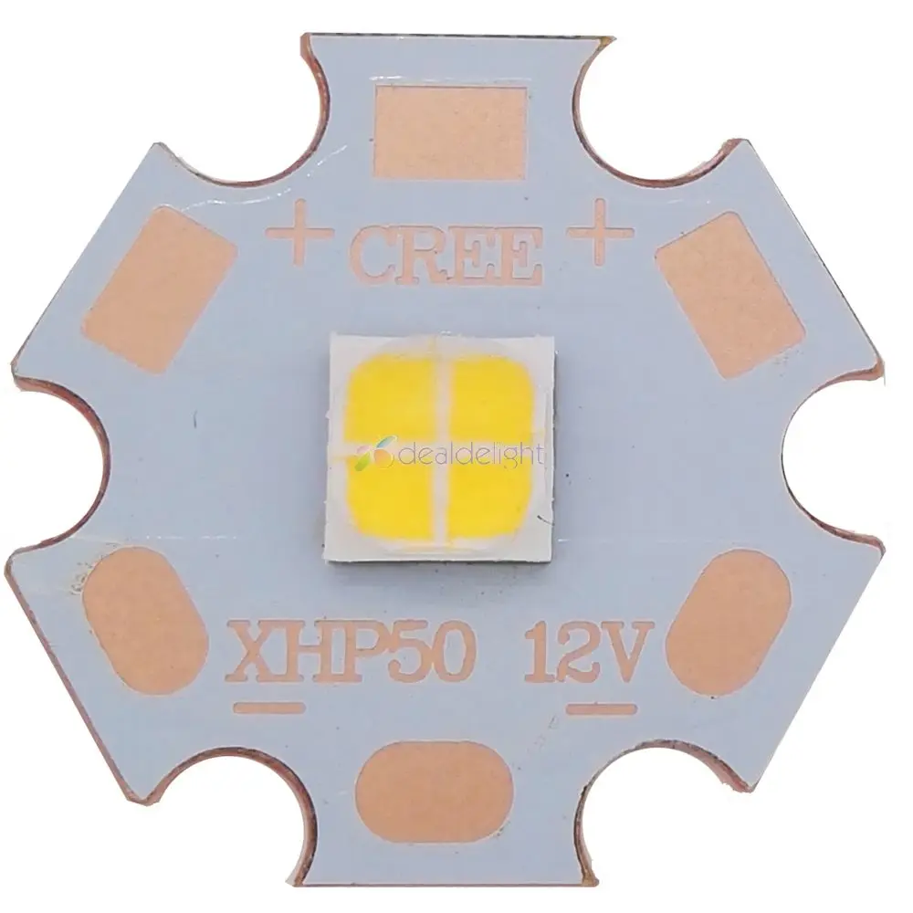 XHP50 6V or 12V 6500K Cool White, 5000K Neutral White, 3000K