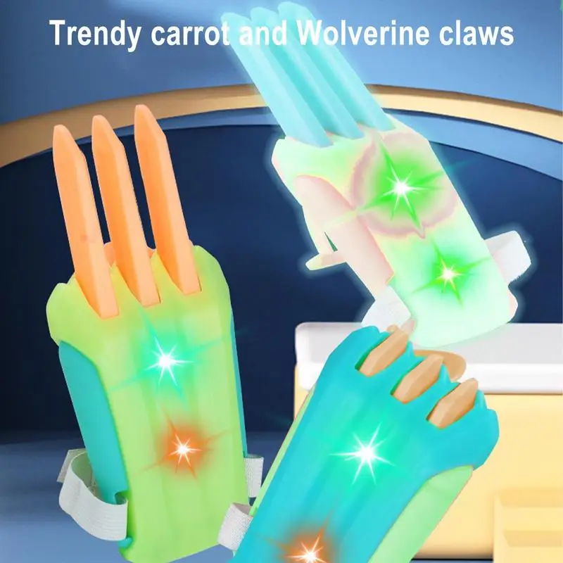 

Когти для моркови, выдвижной резак, Гравитационный редис, волк, фиджет-коготь, многоразовые когти волка, костюм для косплея, реквизит для косплея, платье
