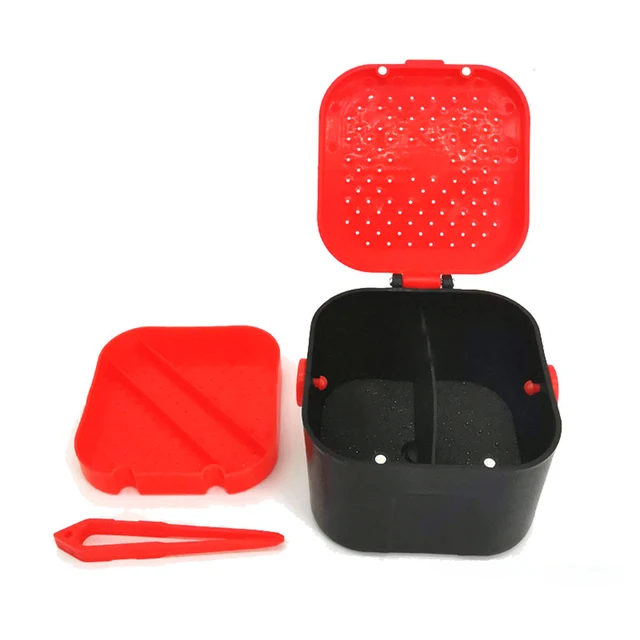 효과적인 지렁이 미끼 보관을 위한 획기적인 낚시 태클 박스