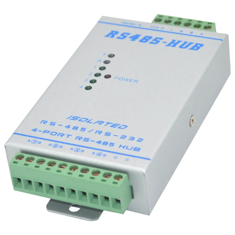 

Lightning Protection Isolated Bi-directional 4-way Four-port RS485 Hub Hub Repeater Splitter Splitter