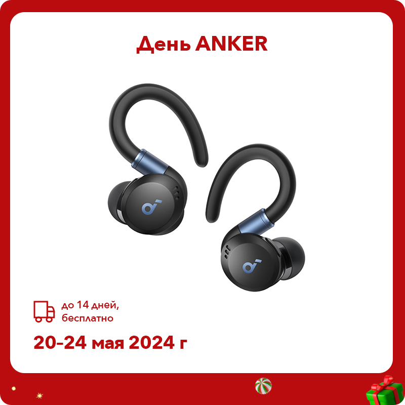  Soundcore by Anker Sport X20 True-Wireless Workout Earbuds Ear Hooks Earphone Bluetooth Wireless Bluetooth Headphones 