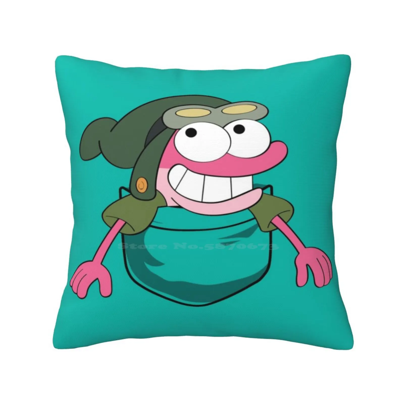 Spig In Your Pocket Fodera Per Cuscino Cuscino Frogman Pink Frog Anfibia Cartoon Anne Boonchuy Magic World Idea Per Bambini