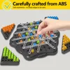 Chain Triggle Chess Game Triggle Rubber Band Game Toy For Kid Interactive Board Game Battle Set For Family Party Gift 4