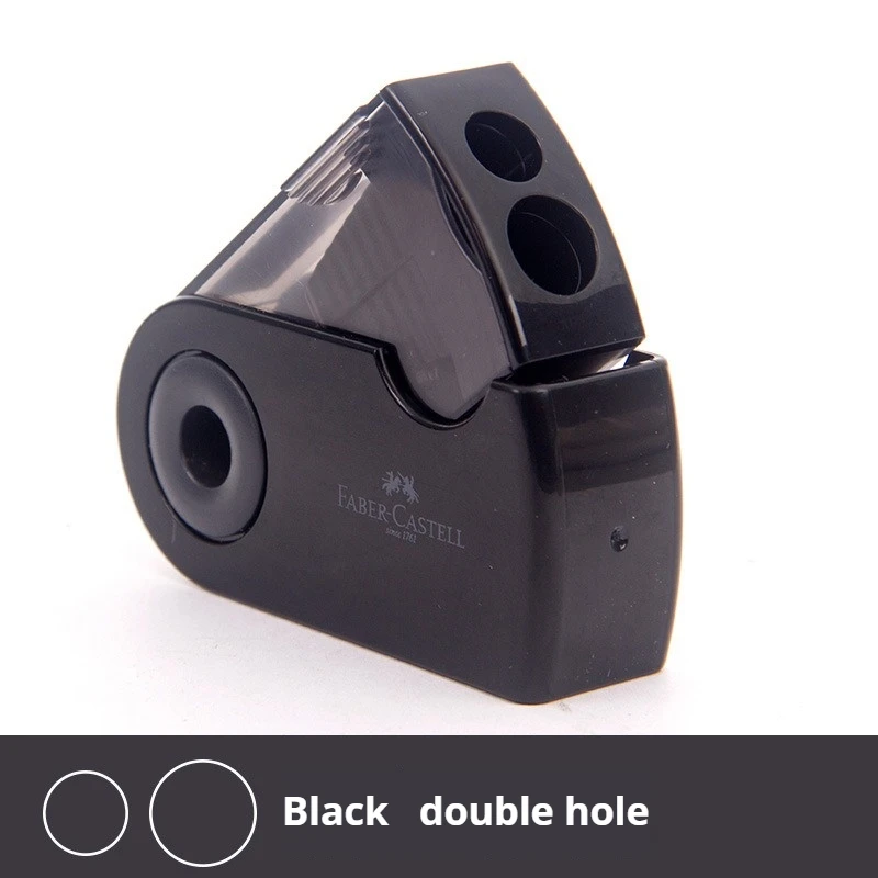 1Pc Faber Castell Double Pencil Sharpener Creative Single Hole Double Hole Pen Knife School Office Supplies Student Stationery 1