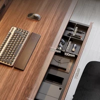 Modern Wooden Office Desk Electric Elevating Removable Storage Office Desk Organiser Aesthetic Ufficio Postmodern Furniture - Image 3