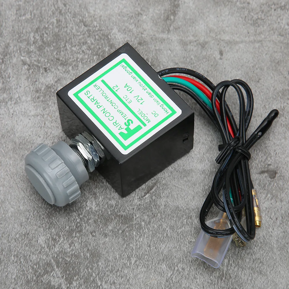 Engine Coolant Thermostat Thermostat Housing Cover 1Pcs 12V/24V Car Air Conditioner Electronic Thermostat Switch