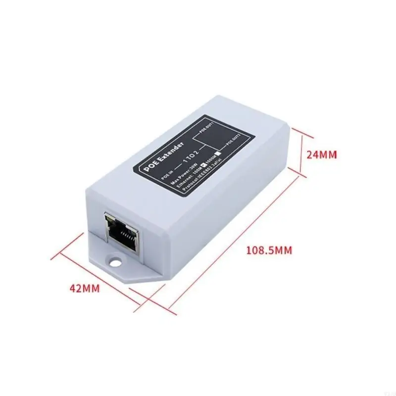 IPCameras 액세스 포인트용 W3JD 이더넷 PoE 확장기 PoE 리피터 100Mbps 30W RJ45