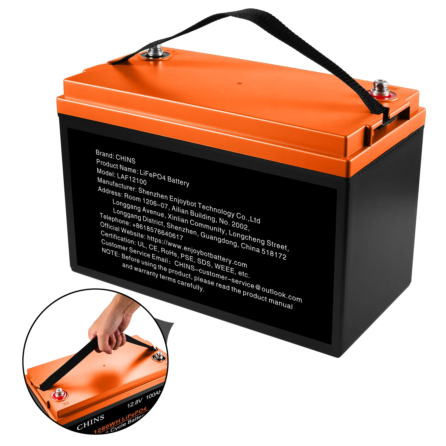 Car battery 12v 100ah Lifepo4 Lithium Ion Battery for Solar System