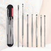 7PCS Ear Tool Sets Ear Pick Ear Wax Removal Tools Ear Spoon Ear Scraper Ear Cleaning Tools for Men Kids ( Silver ) Earwax 3
