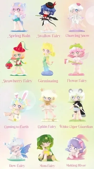 POP MART AZURA The Spring Day Fantasy Series Blind Box Mystery Box Guess Bag Toys Doll Cute Anime Figure Desktop Ornaments Colle