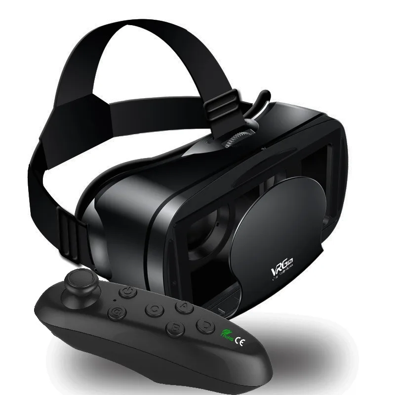 VR Glasses Virtual Reality 3D VR Glasses Google Cardboard Headset for Use with Smartphone Android Virtual Glasses with Gamepad 158 S60d9cf79db934caa9f43cd77af7d1713e
