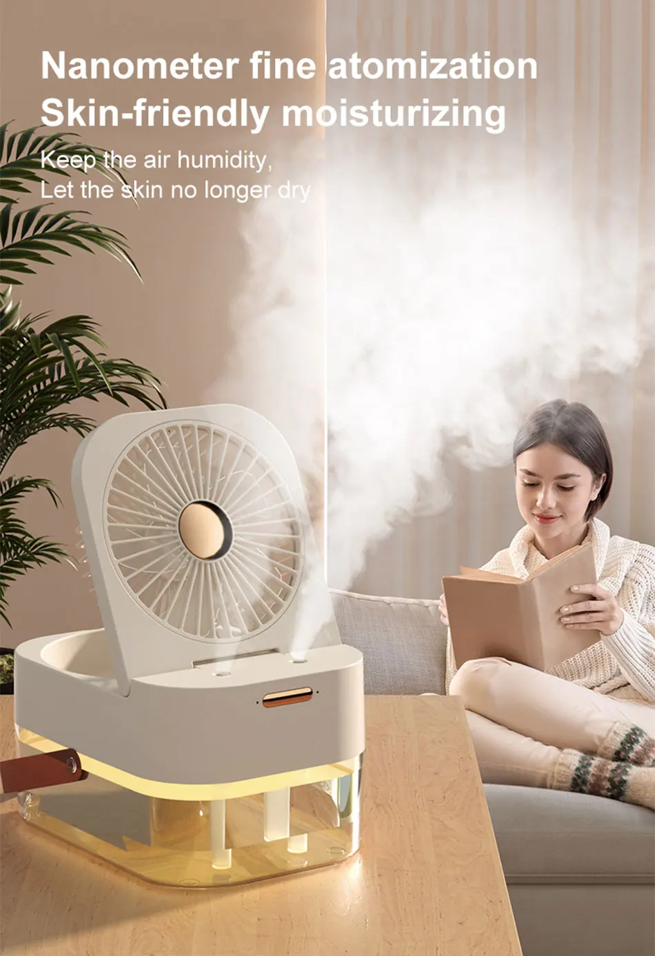 portable humidifier fan | best humidifier | cool mist humidifier | easy to clean humidifier | best humidifier for large room | humidifier with fan | best travel humidifier