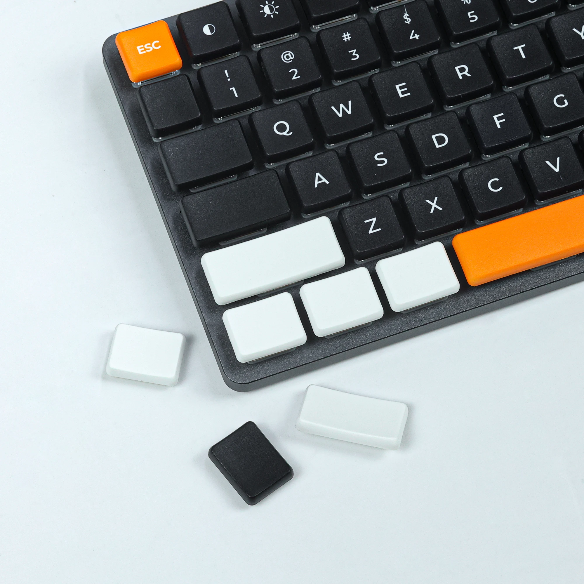 Keycaps para Teclado Mecânico Chocfox Cfx Low Profile Pbt Keycaps para Kailh Chocolate Switch Home Keys 1.25 u 1.5 u 1.7 u Pcs - Imagem 4