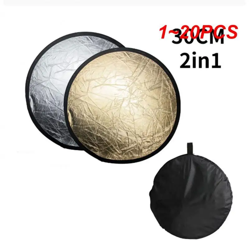 

1~20PCS Reflector Handheld Multi-folding Portable Light Plate Suitable For Live Photography Studio 2 In 1 Gold Silver