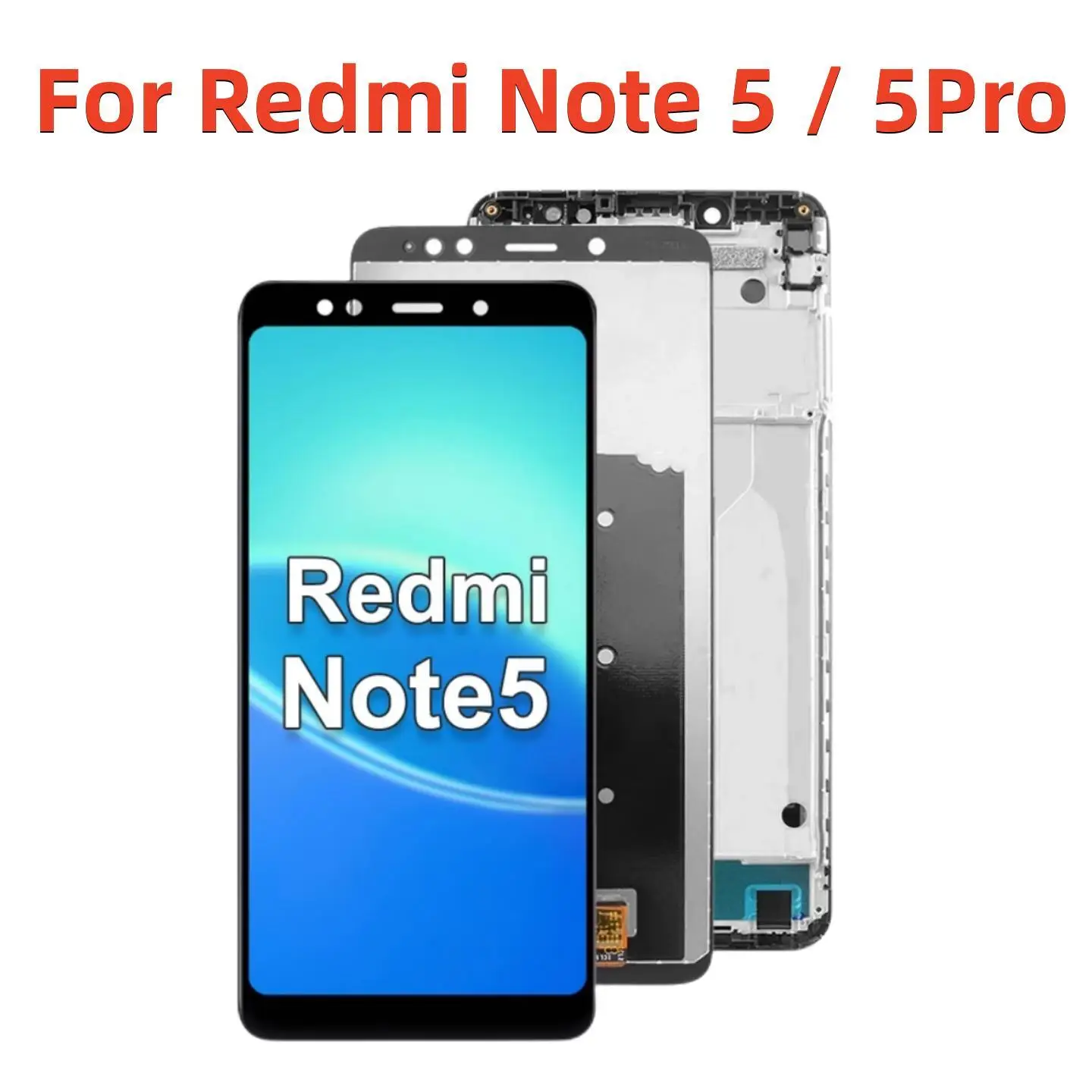 

ЖК-дисплей 5,99 ''с дигитайзером в сборе и рамкой для Xiaomi Redmi Note 5 Pro