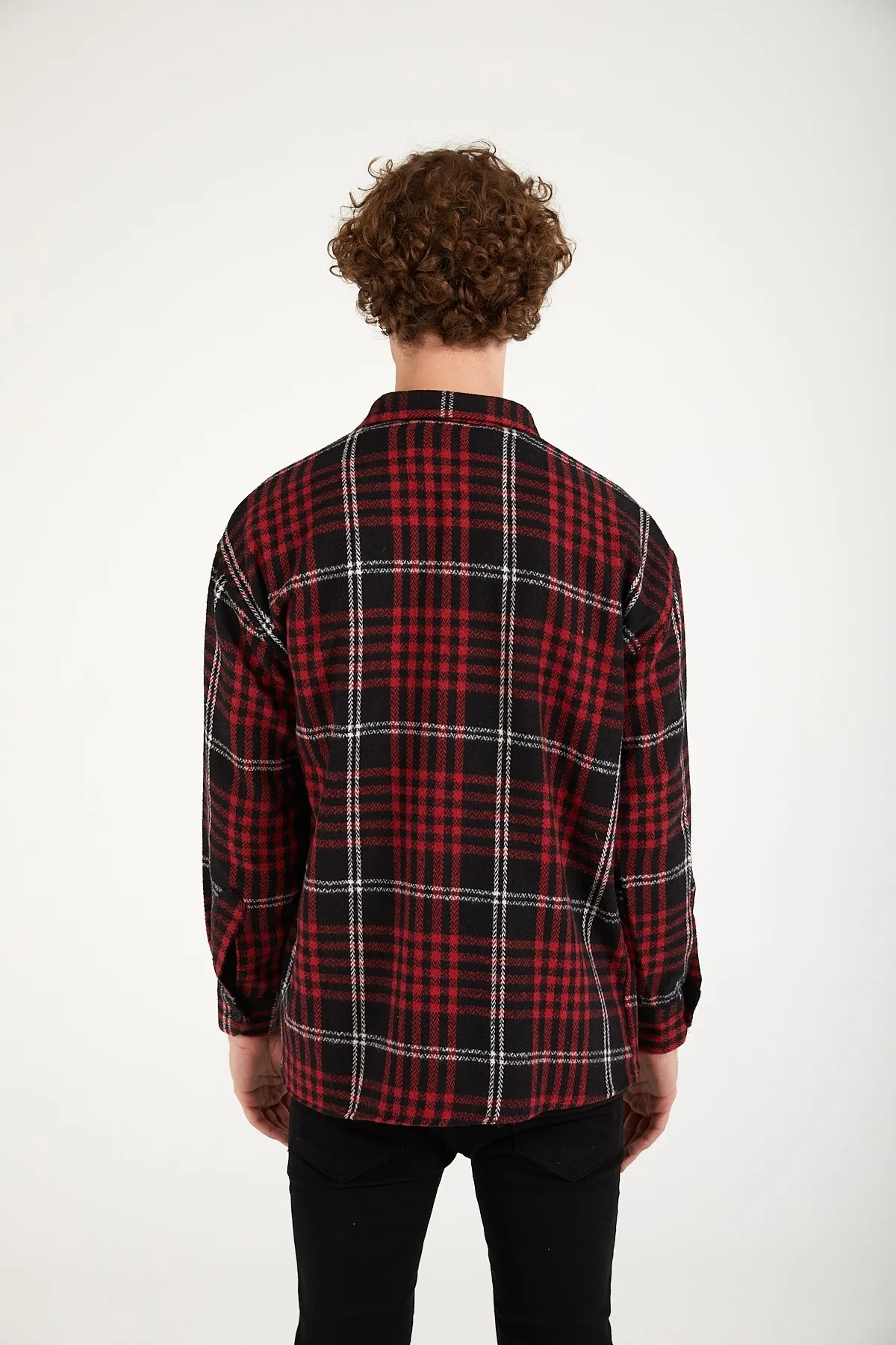 Men's Red Black Lumberjack Shirt|Casual 