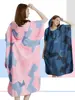 Surf Poncho Towel Poncho Quick-Dry Towel Hoodie Microfiber Beach Robe Changing Poncho Swim Towel Beach Poncho For Adults (A5) 1