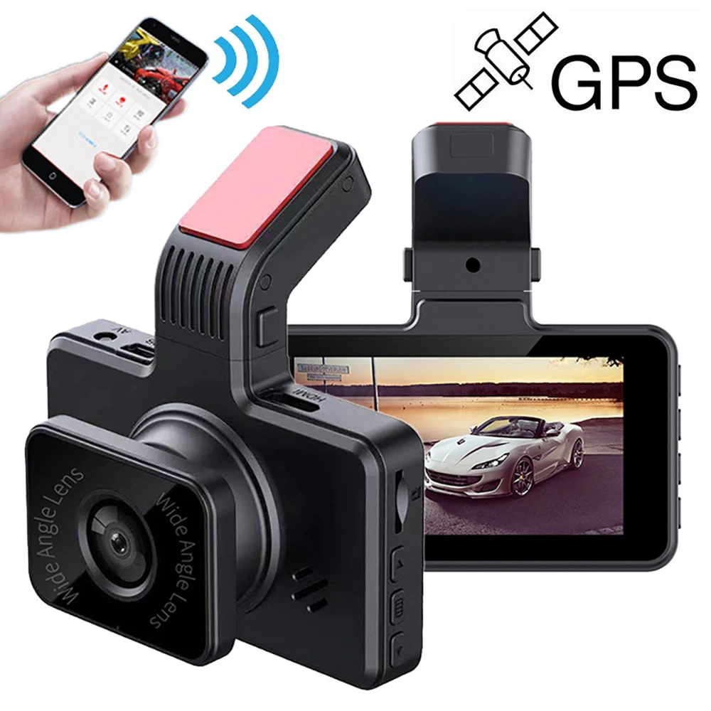

Car DVR WiFi Dash Cam 1080P Full HD Rear View Vehicle Camera Drive Video Recorder Night Vision Auto Dashcam GPS Car Accessories