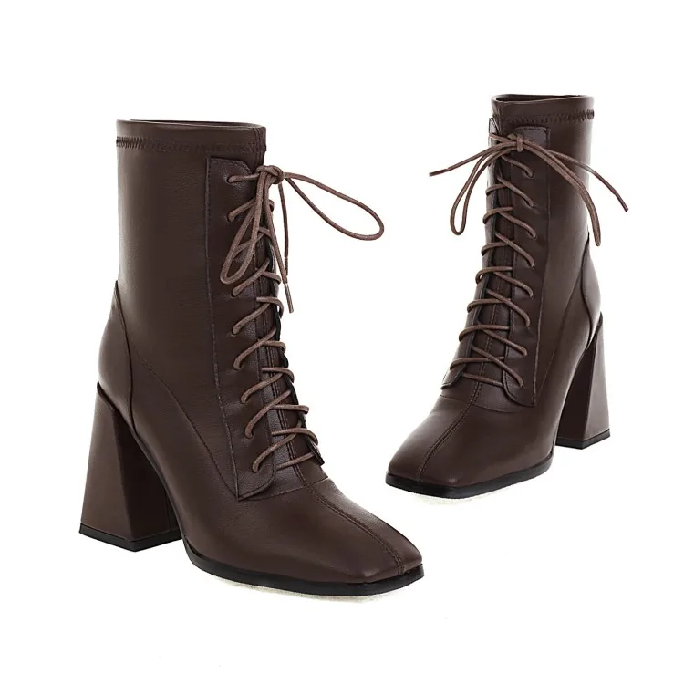 

Ladies High Top Dance Shoes Black Ballroom Boots Salsa Tango Girls Fashion Party Mesh Heels Square Roots Summer 2022